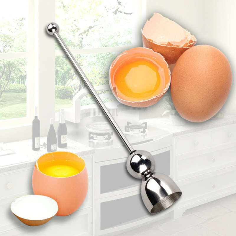 KCASA KC-ET047 Stainless Steel Egg Shell Opener Topper Cutter Cracker Knocker Kitchen Cooking Tools