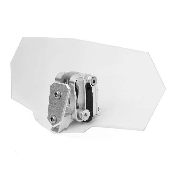 Universal Motorcycle Windshield Screen Clip On Extension Spoiler Wind Deflector