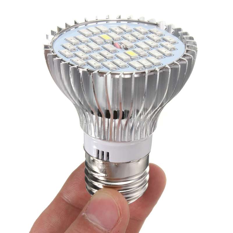 15W E27 Full Spectrum LED Plant Grow Lights Bulb Veg Hydroponic Lamps