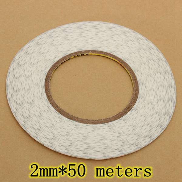 2-6mm and 50M Double Sided Extremely Strong Tape Adhesive For LCD Glass Cellphone