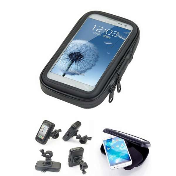 Motorcycle Phone Holder Navigation Waterproof Touch Bag for Galaxy