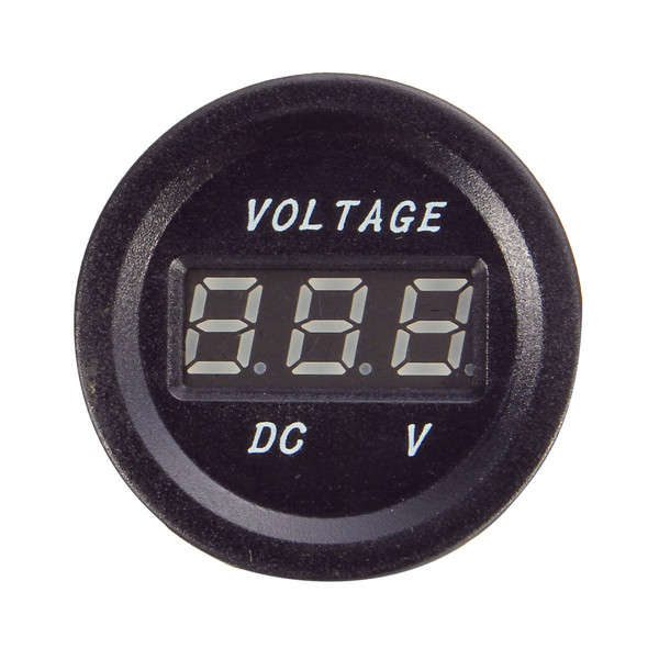 Car Digital Blue LED Display Voltmeter Voltage Meter 8-30V W/ 5A
