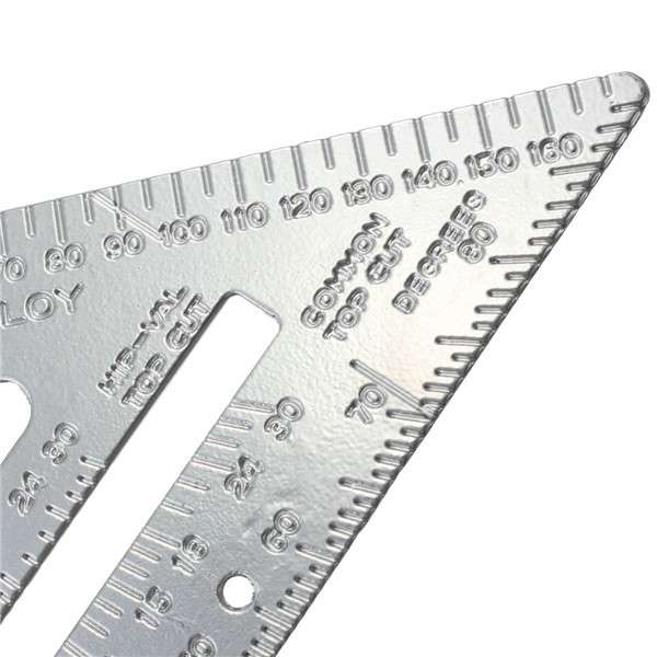 Aluminum Alloy Speed Square Combination Triangle Metric Ruler Carpenter`s Protractor Miter Framing