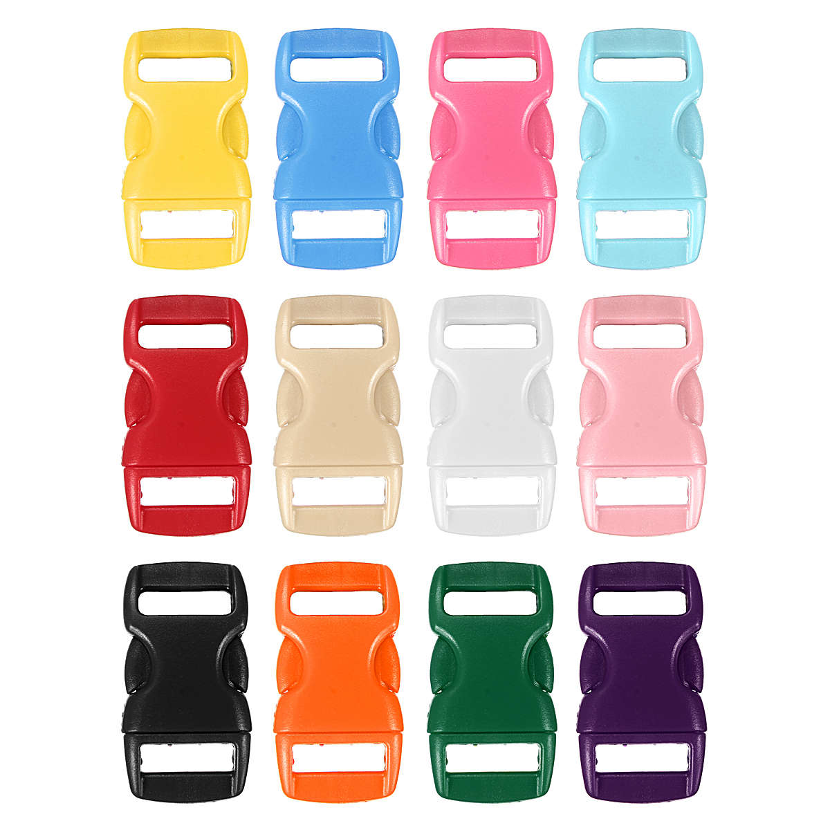 10mm Contoured Side Release Buckles Belt for Paracord Bracelets