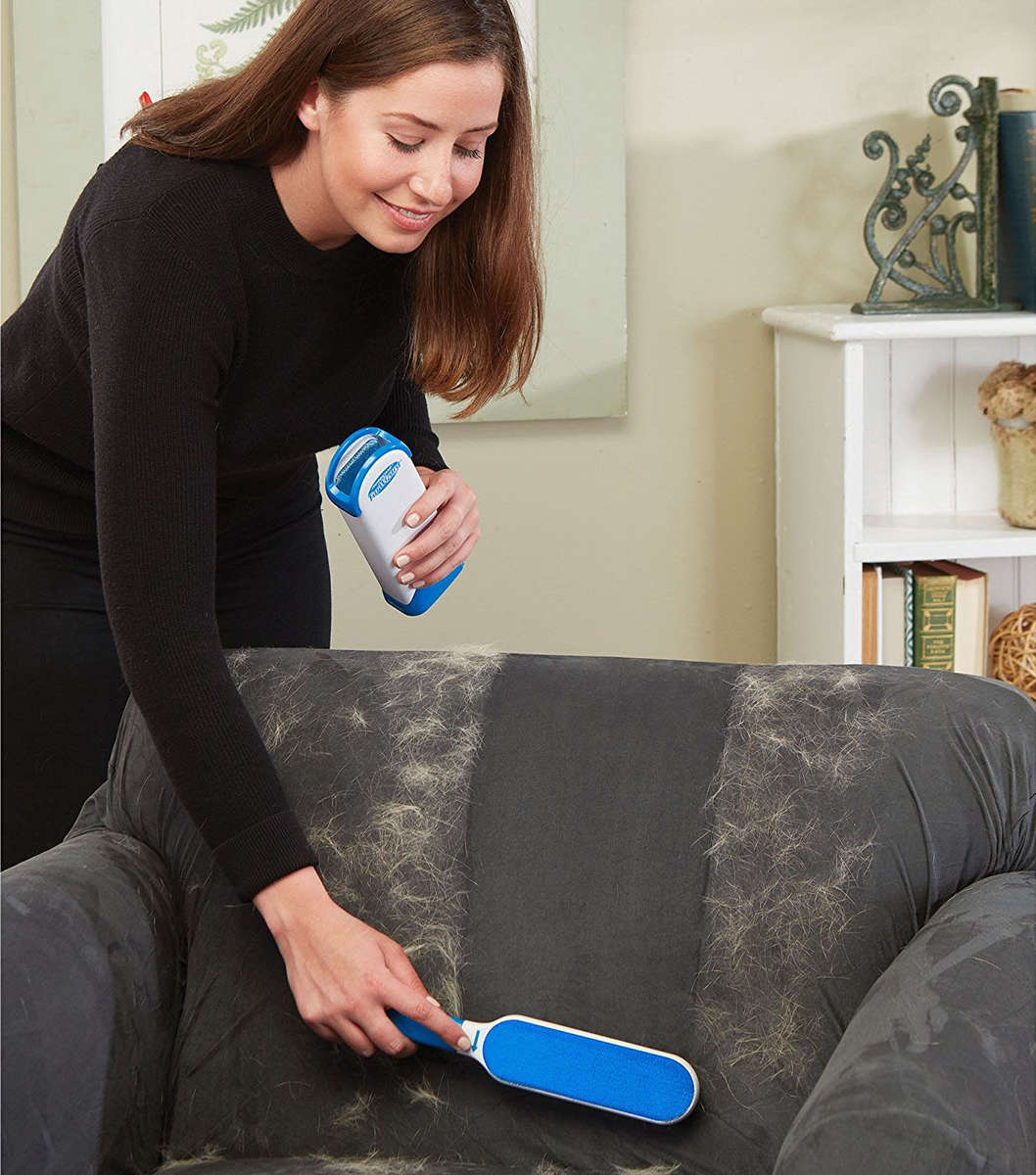 Honana WX-ASL Hurricane Pet Fur & Lint Remover Cloth Sofa Hair Clean Brush Set