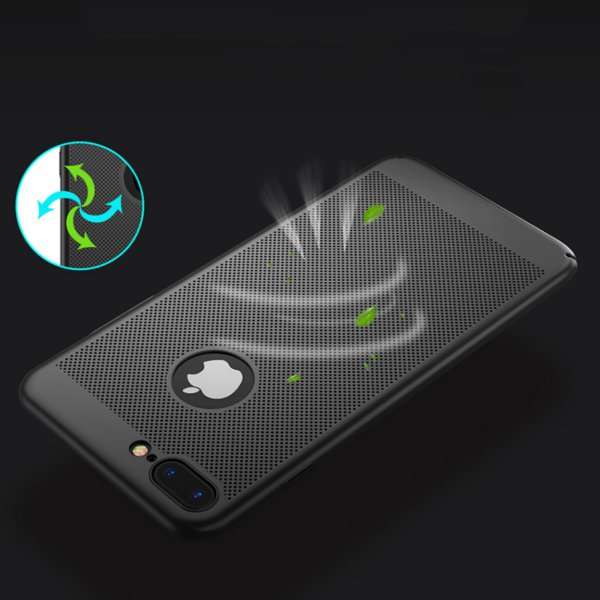 Mesh Dissipating Heat Anti Fingerprint PC Case For iPhone 7 Plus/8 Plus