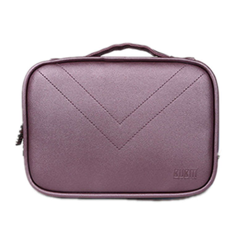 BUBM DPS-P Double Layers Adjustable Waterproof Accessory Earphone Cable Organizer Tablet Storage Bag