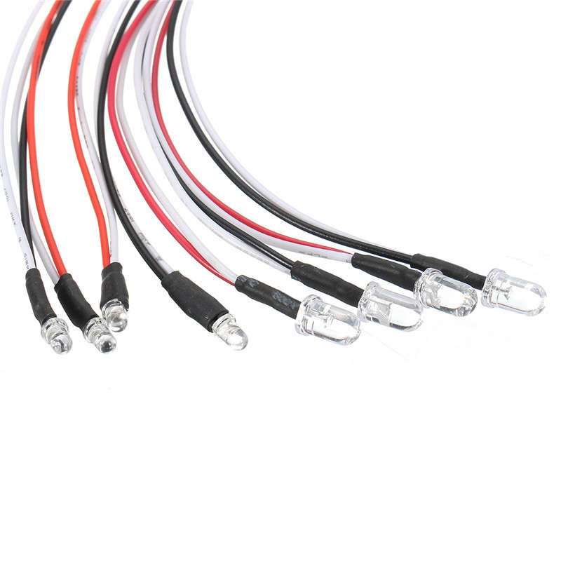 7PCS 8Leds LED Light kit Set Brake Turn Signal For 2.4G 1/10 RC Car Parts Accessories