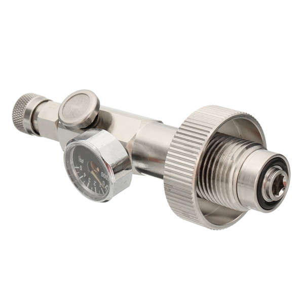 300bar/4500PSI HPA High Pressure Air Scuba Din Fill Station Adapter Charging Valve