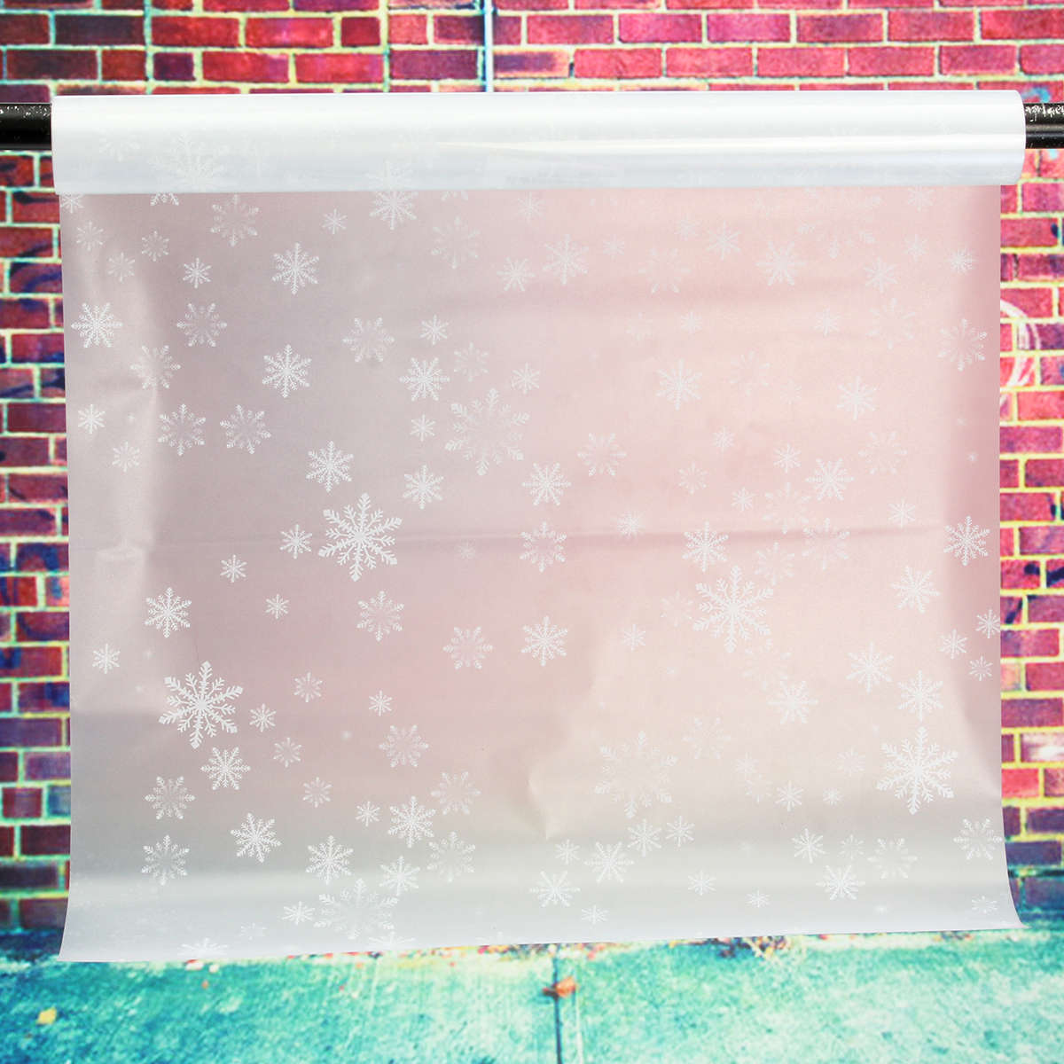 45x200CM PVC Frosted Waterproof Sticker Glass Privacy Shower Screen Window Cover Film Decor