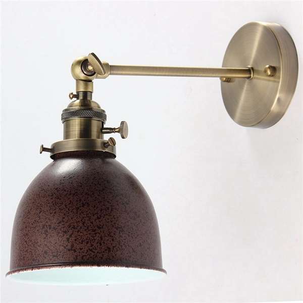E27 Modern Retro Vintage Sconce Edison Wall Light Bulb Lamp shape Cafe Bar Coffee