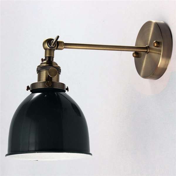 E27 Modern Retro Vintage Sconce Edison Wall Light Bulb Lamp shape Cafe Bar Coffee