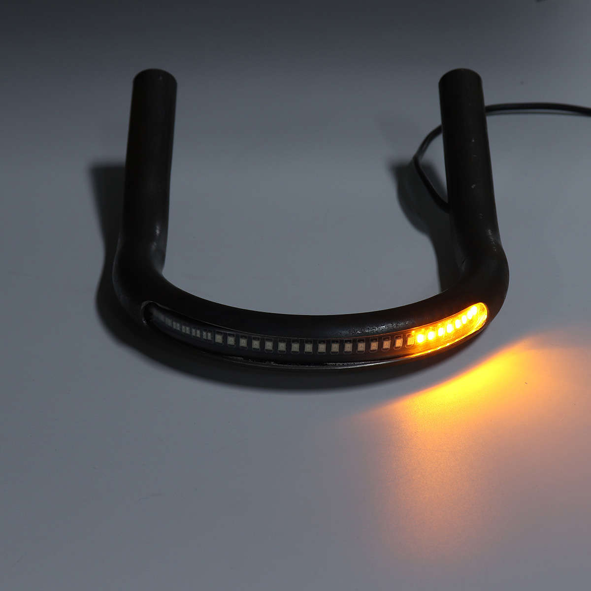 175mm Racer Frame Hoop Tracker End Upswept Seat Loop Large & LED Turn Brake Light