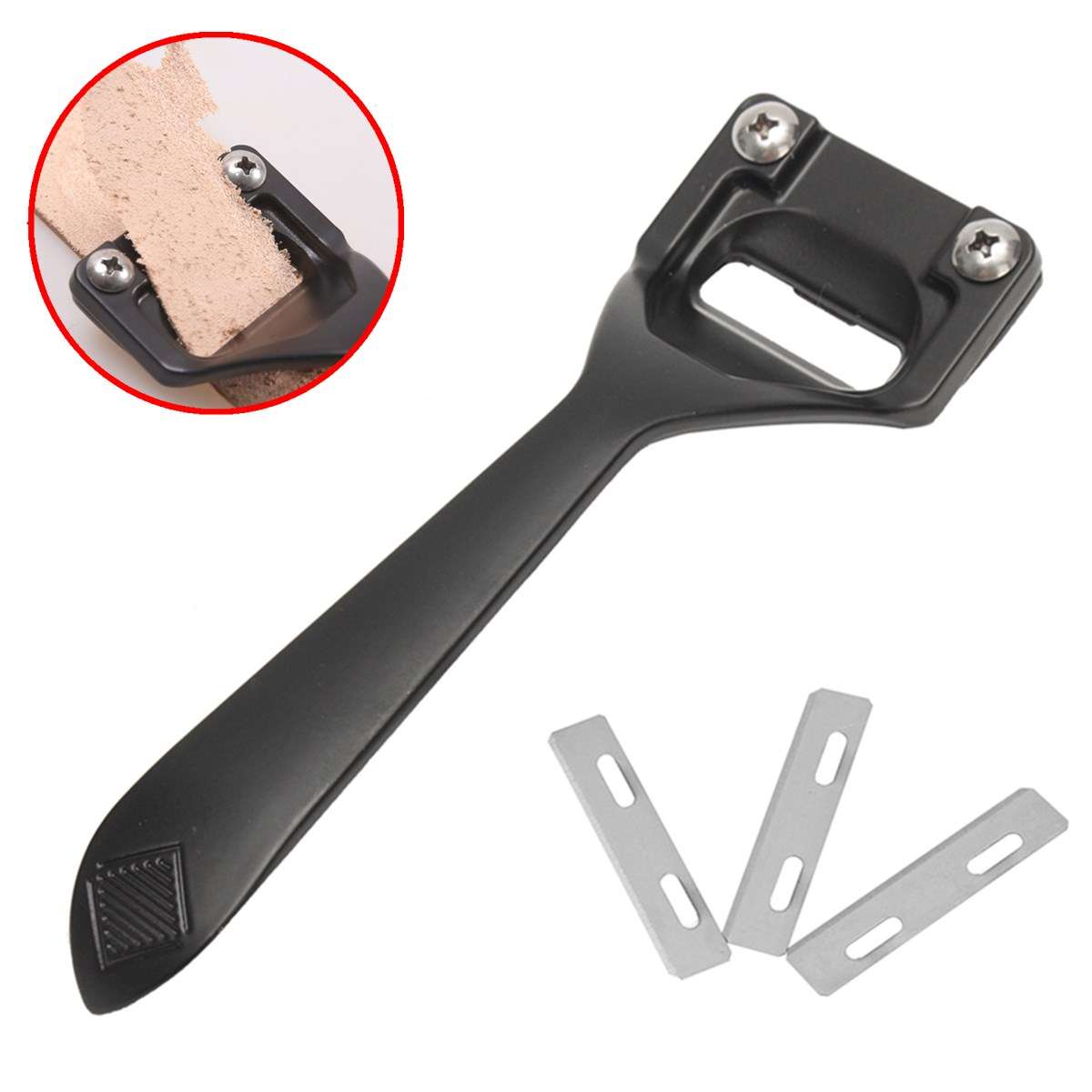 Super Skiver Metal with 3 Blades Tandy Design Tool Leather Craft