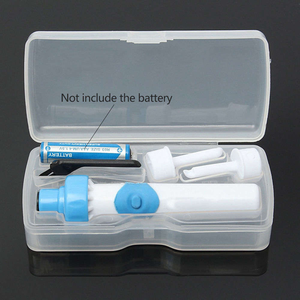 Electric Vacuum Ear Cleaner Ear Wax Safe Remover Vibration Removal Cleaning Painless Cordless Safety