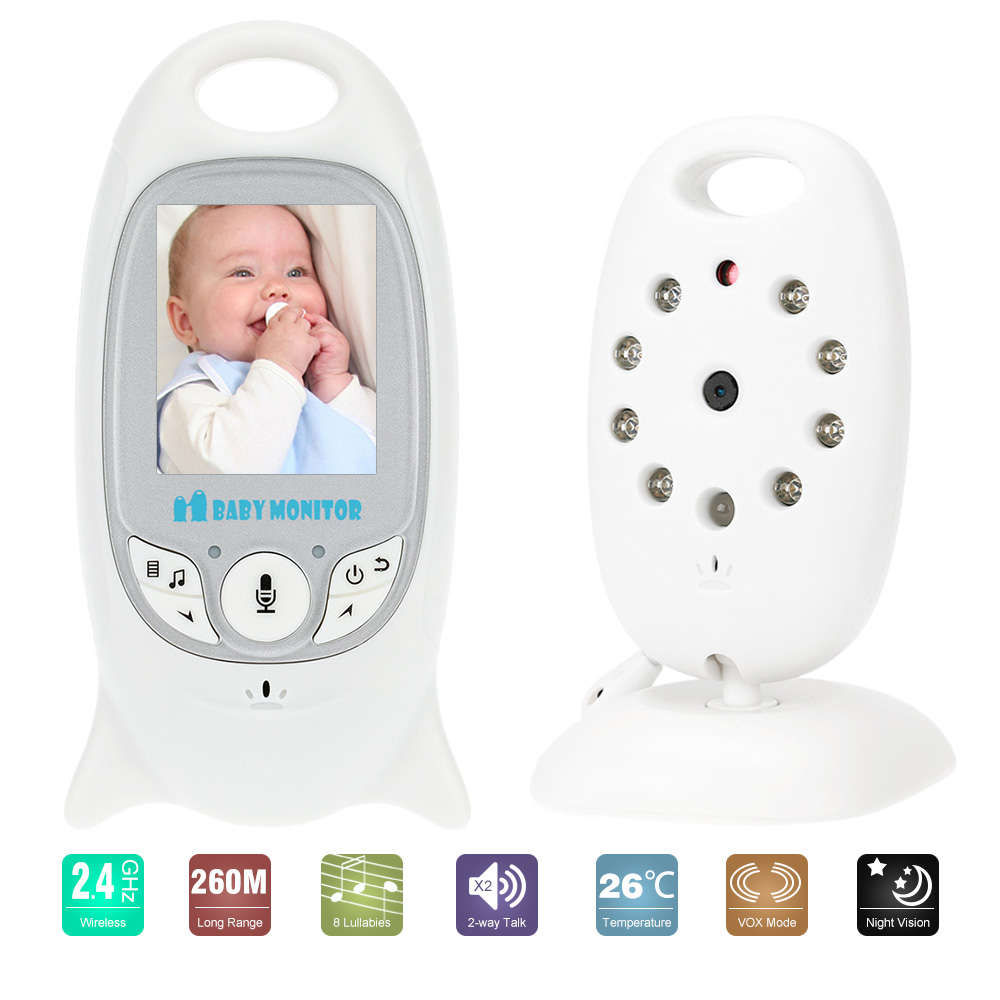 Vvcare VB601 2.4G Wireless Baby Monitor 2 inch Electronic Babysitter Nanny Security Camera Two-way A