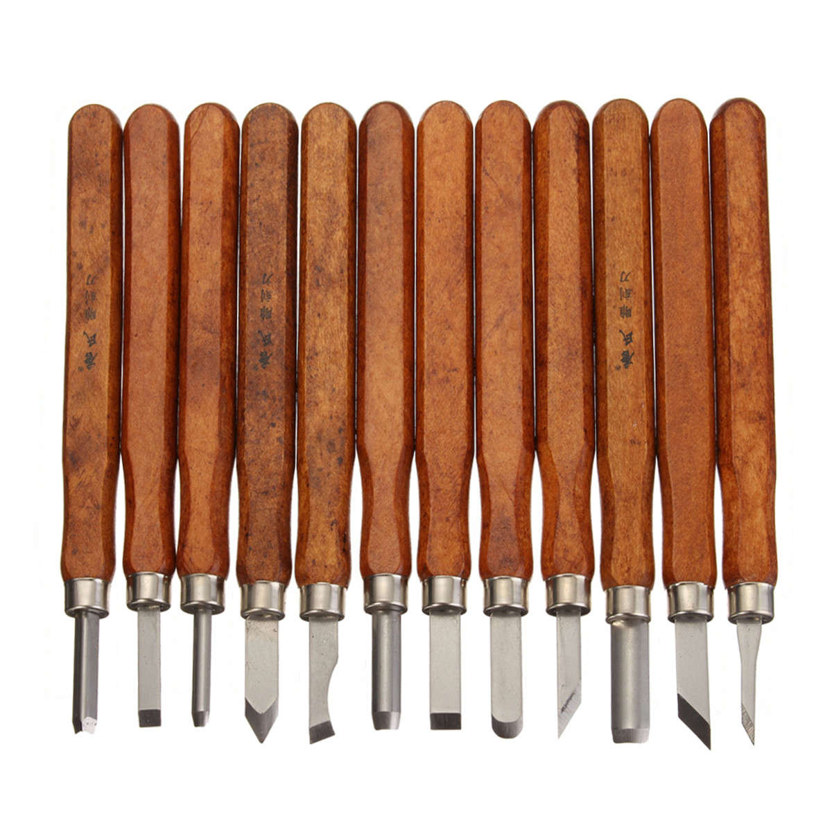 12Pcs Wood Carving Chisel Tool Set Woodworking Professional Gouges