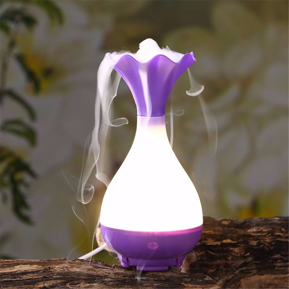 Jade Vase USB Humidifier Ultrasonic Aromatherapy Diffusers Spray Mist Air Purifier
