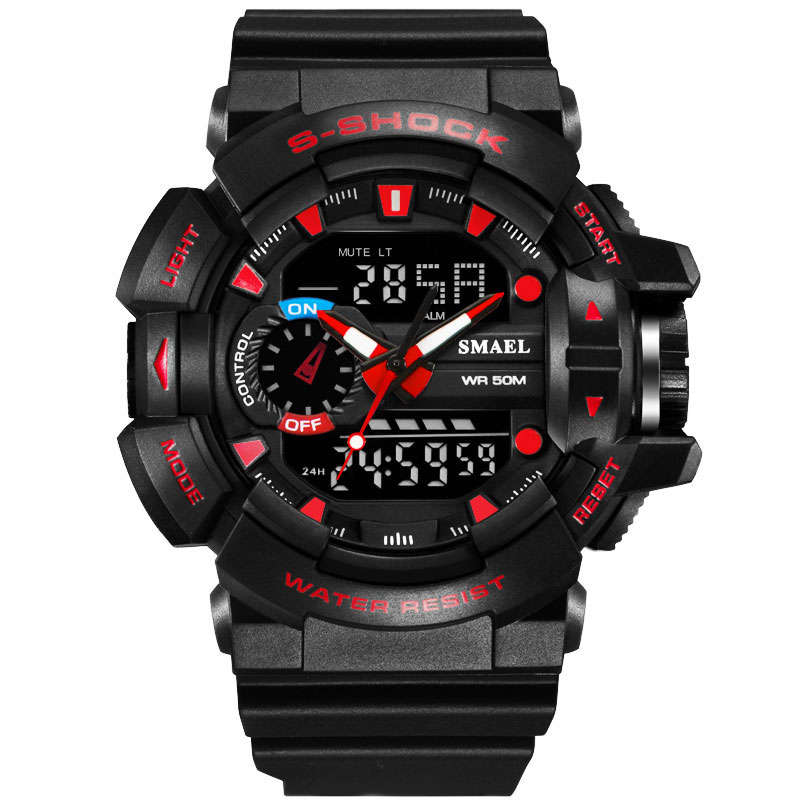 SMAEL 1436 Military Style LED Digital Watch Display Time Date Sport Wristwatch