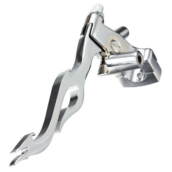 Hand Controls Clutch Flame Lever Left For 04-11 Harley-Davidson