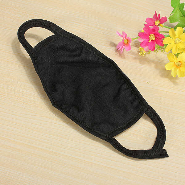 Black Mouth Face Mask Health Cycling Anti Dust Face Mask Unisex