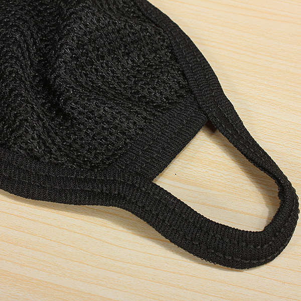 Black Mouth Face Mask Health Cycling Anti Dust Face Mask Unisex