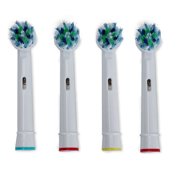 4pcs EB50 Replacement Cross Action Electric Toothbrush Head For Braun Oral-b
