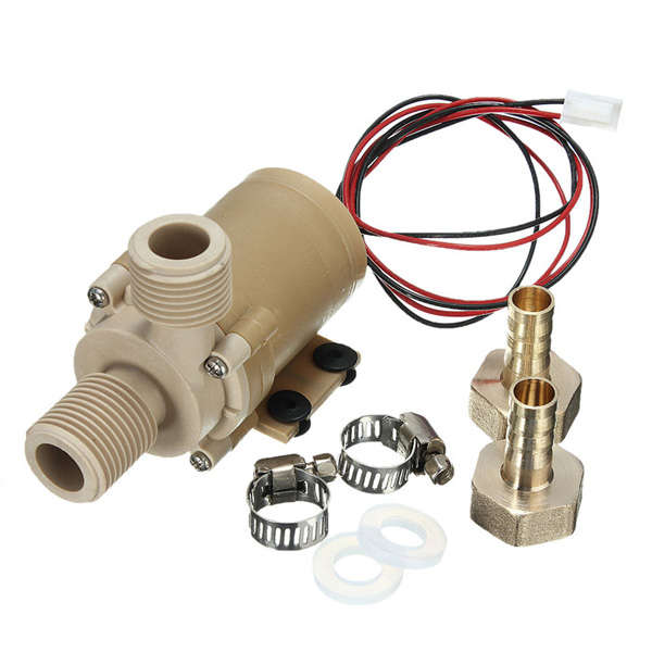 DC 12V Solar Hot Water Circulation Pump Brushless Motor Water Pump