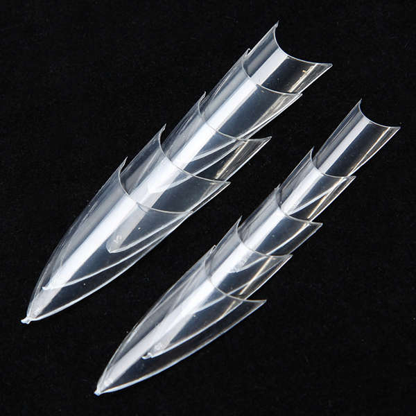 500pcs False Sharp Ending Stiletto Acrylic Nail Art Tips