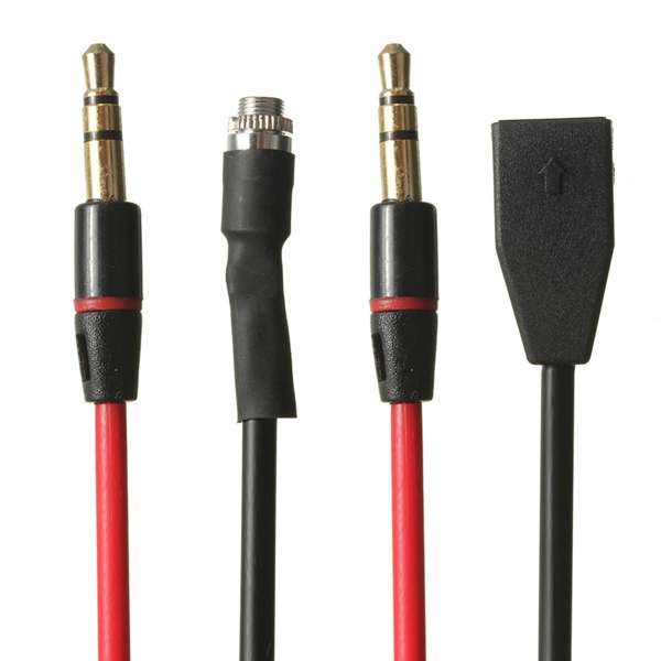 AUX IN Input Mode Cable 3.5mm Female Dash Mountable Socket For BMW E46 98-06