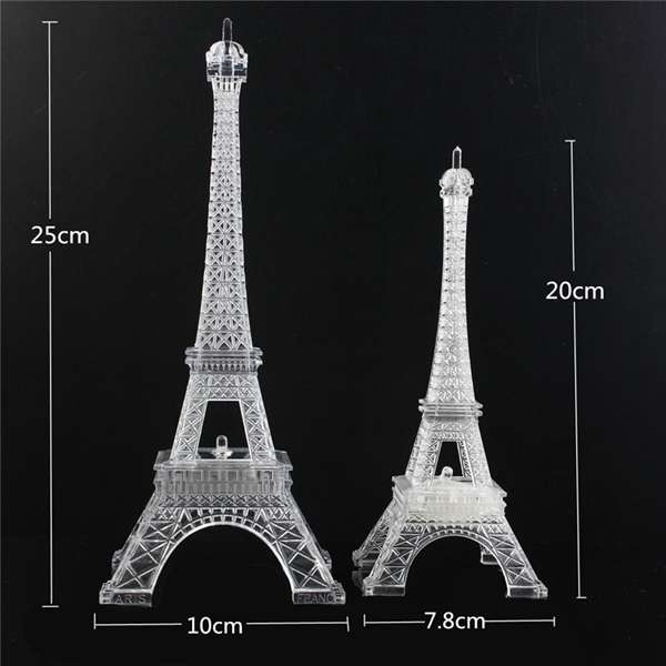 Romantic Eiffel Tower Desk Bedroom Night Light Decoration Baby Table LED Lamp