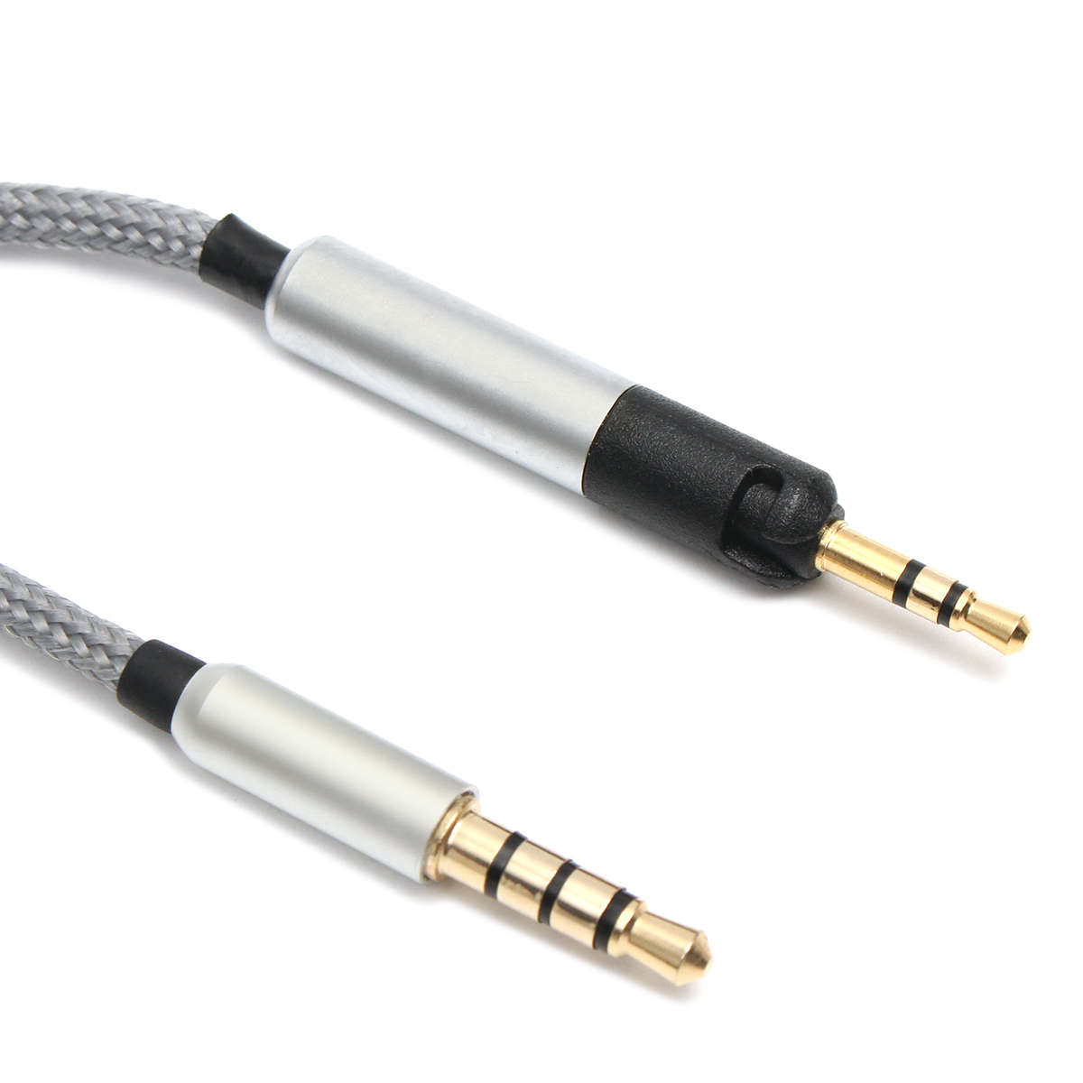 1.2M Replacement Audio Cable with Remote & Mic for Sennheiser HD595 HD598 HD558 HD518 Headphones