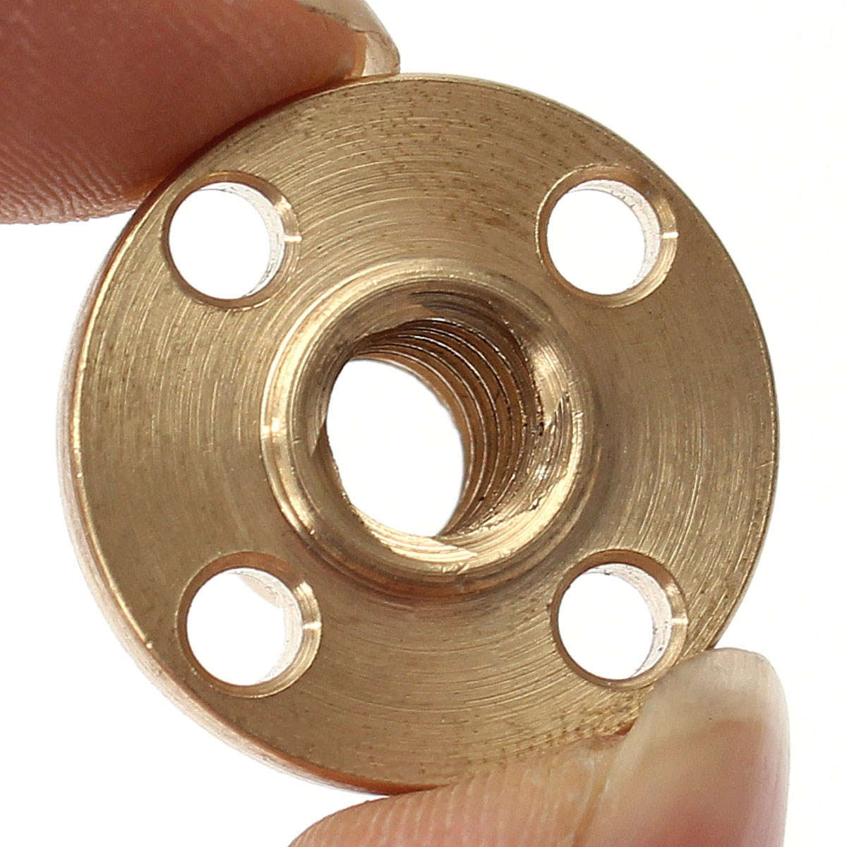 Brass Flange Nut For 3D Printer Z Axis 8mm Stainless Steel