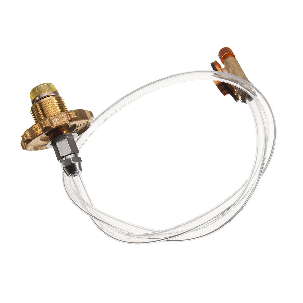 Camping Stove Propane LP Gas Refill Adapter Flat Cylinder Tank Coupler Valve