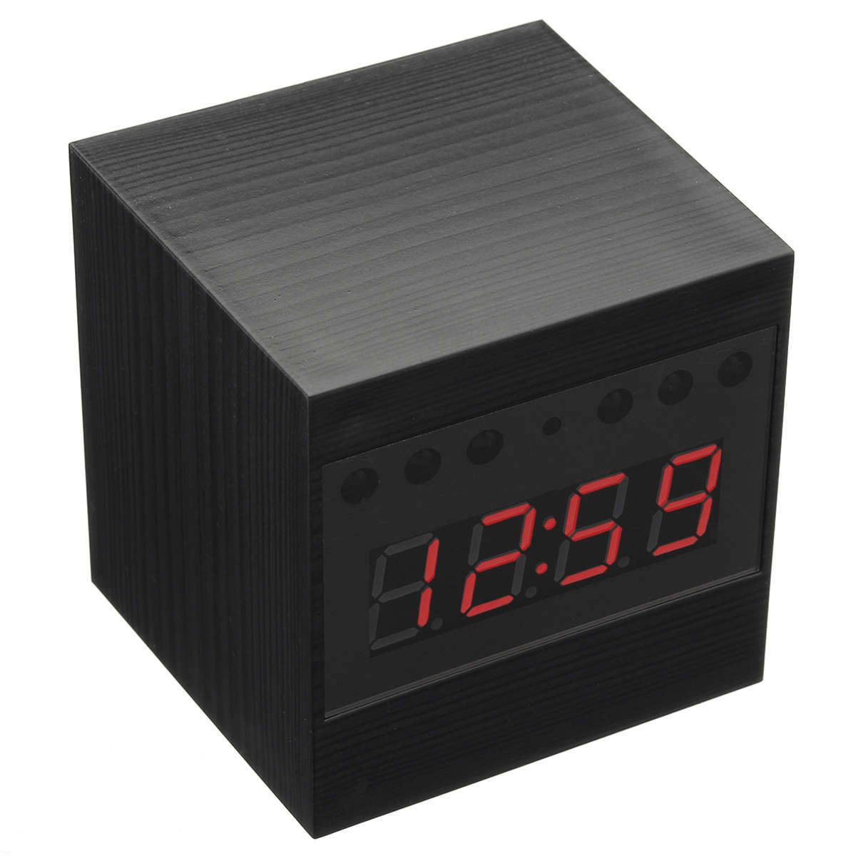 1080P HD Mini WIFI Clock Hidden Camera Wireless IP Night 120° Table Nanny Video Clock