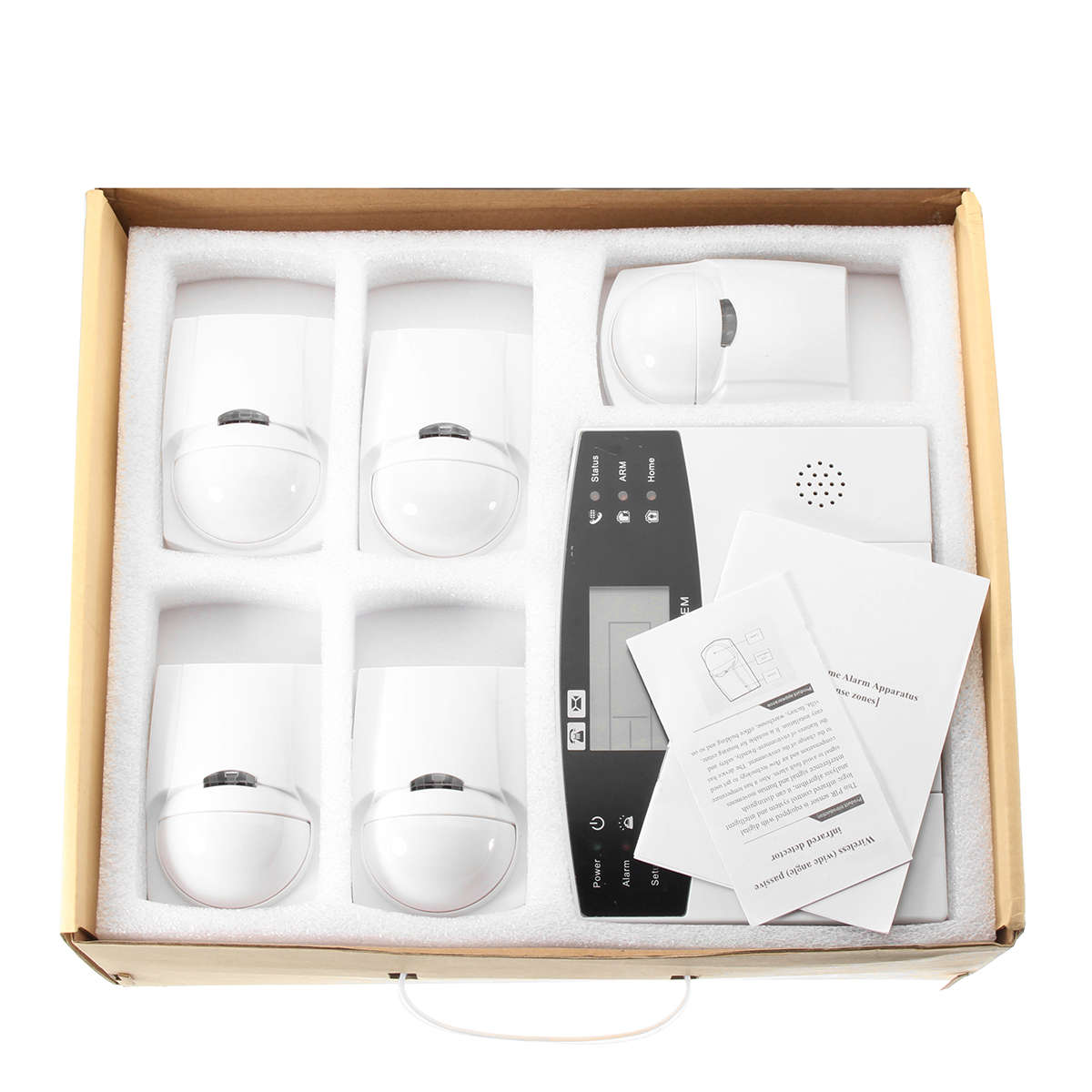 LCD Security Wireless GSM Auto Dial Home House Burglar Intruder Alarm System