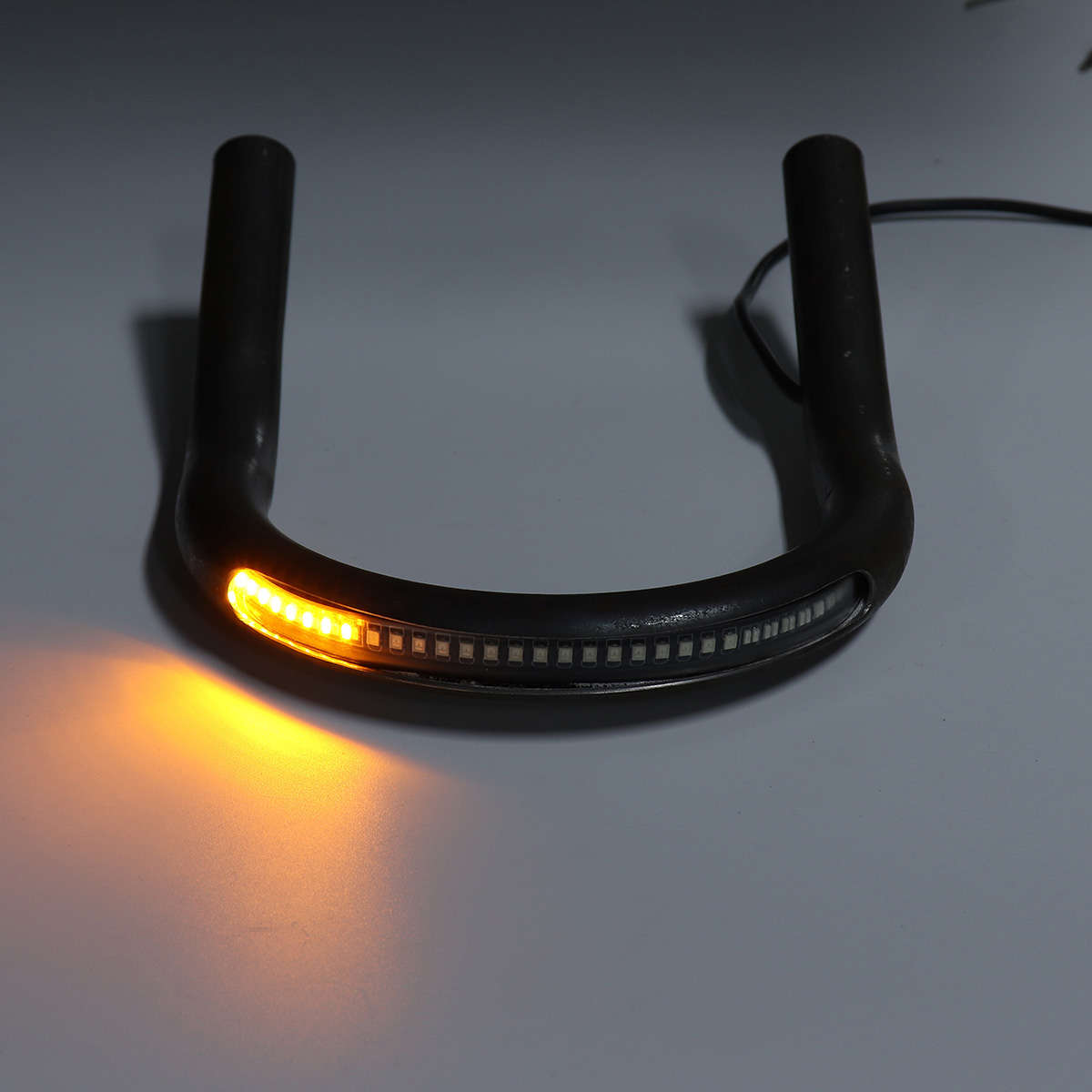 175mm Racer Frame Hoop Tracker End Upswept Seat Loop Large & LED Turn Brake Light