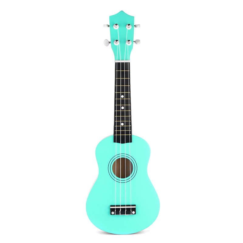 21 Inch Basswood Soprano Ukulele with Gig Bag Tuner Green