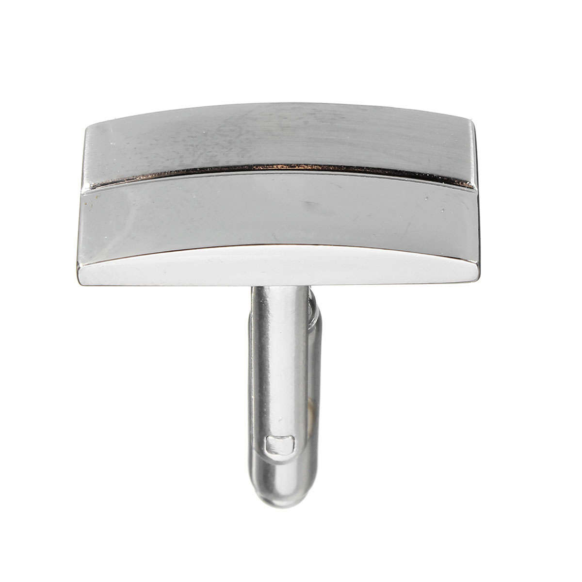 Men Male Silver Rectangle Cufflinks Wedding Gift Suit  Shirt Accessories