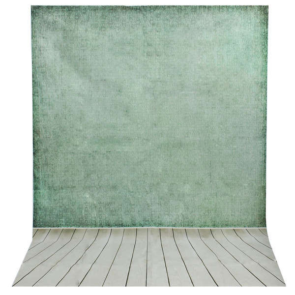 2.1 x 1.5m Wooden Wall Floor Vinyl Cloth Photography Studio Photo Backdrop Background