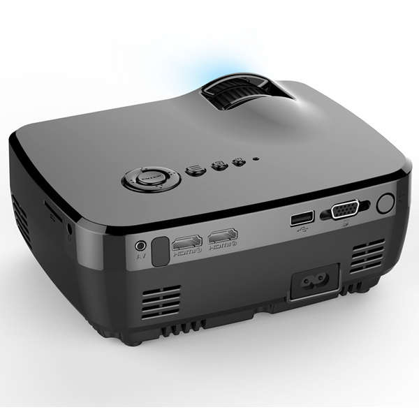 GP70 LCD Portable LED Projector 1080P Full HD 1200 Lumens HDMI USB FHD SD Home Theater Beamer