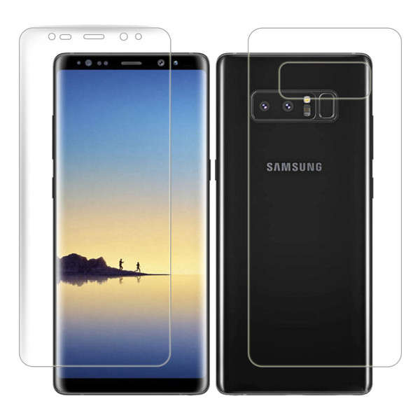 Front+Back Soft Arc Edge PET Screen Protector for Samsung Galaxy Note 8