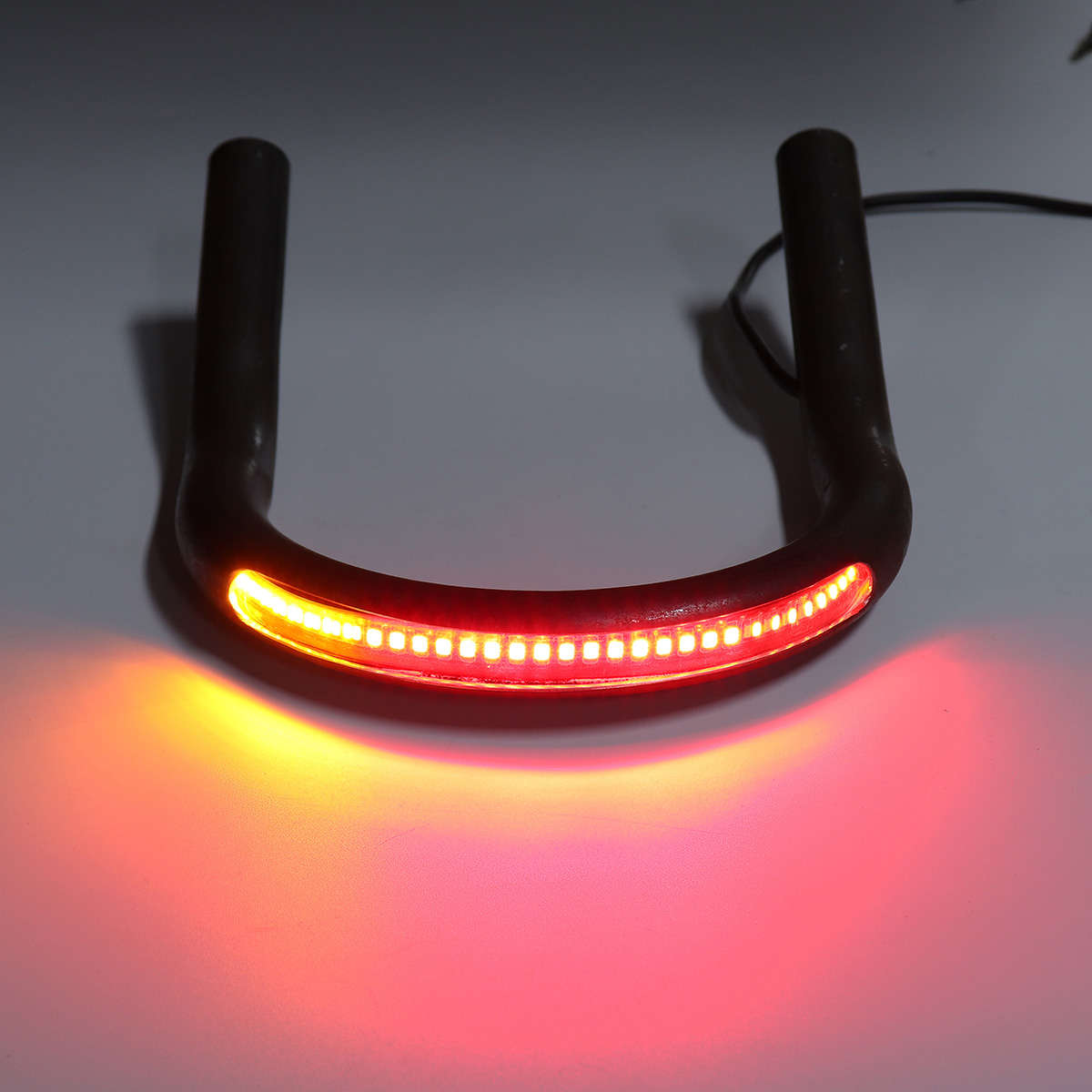 175mm Racer Frame Hoop Tracker End Upswept Seat Loop Large & LED Turn Brake Light