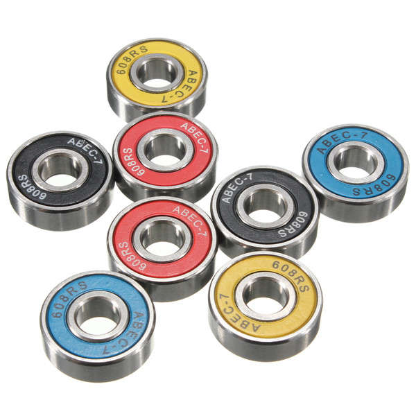 8pcs 8x22x7mm ABEC 7 Groove Ball Bearings Skateboard Bearings