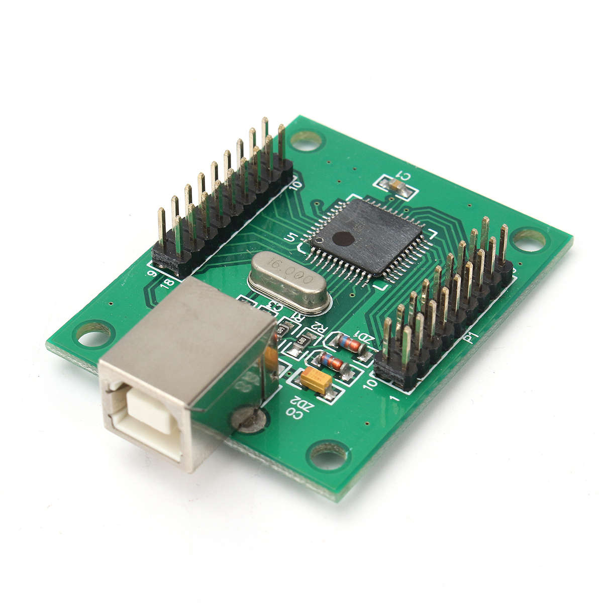 LED Arcade USB Joystick Push Button With Micro Switch USB Encoder DIY Kit