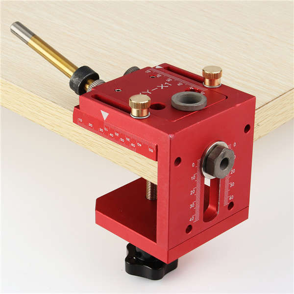 Pocket Hole Drill Guide Dowel Jig Set Woodworking Joinery Master Kit For Kreg Carpentry