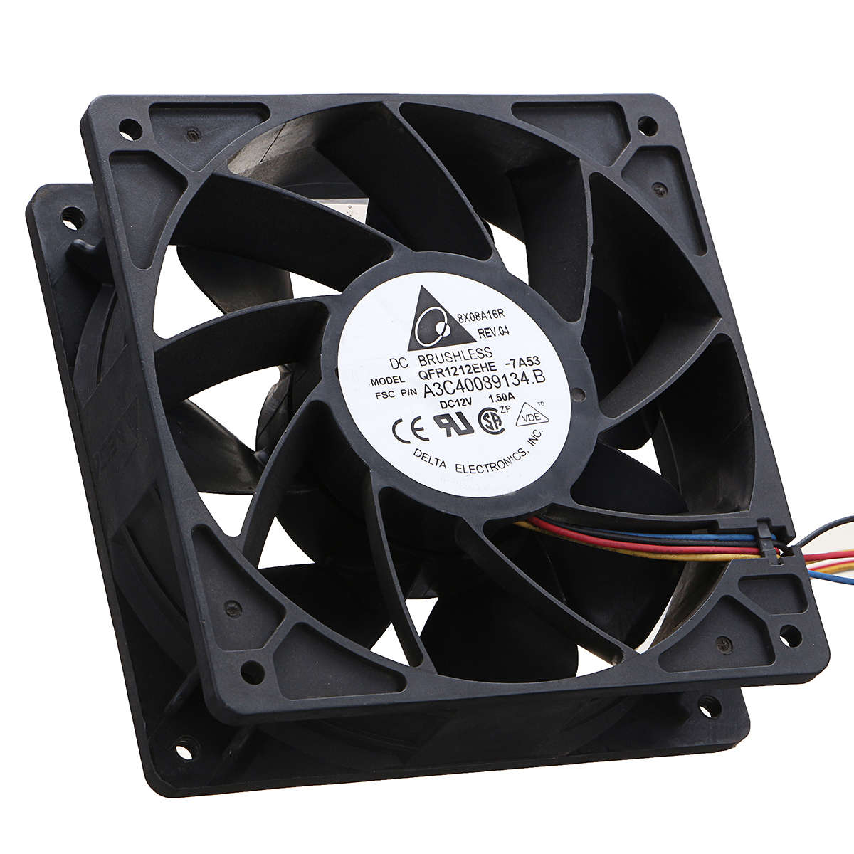 6000RPM Cooling Fan Replacement 4-pin Connector For Antminer Bitmain S7 S9 Black