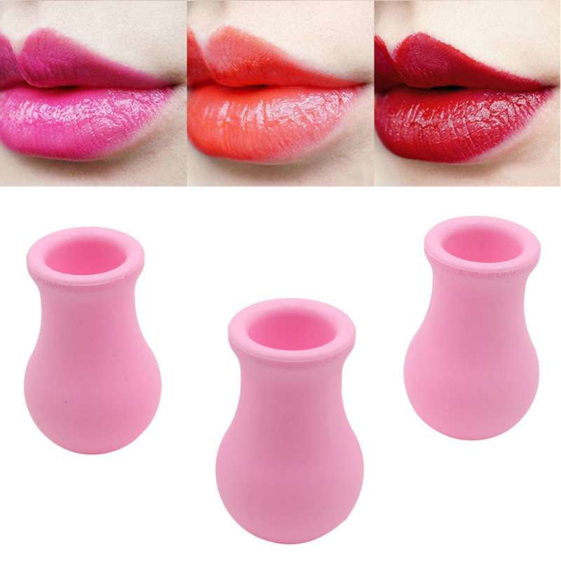 Women Silicone Sexy Lips Plumper Natural Fuller Pouty Smooth Lip Plump Enhancer Tool
