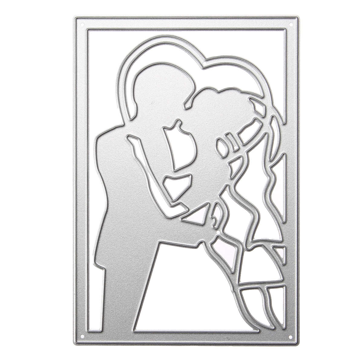 DIY Bride Groom Wedding Kissing Wedding Cutting Dies Metal Crafts Stencil for Scrapbook Album