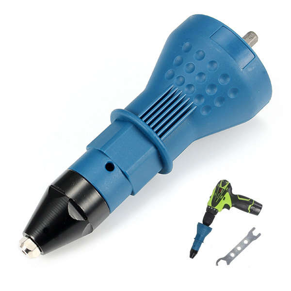 HILDA Electric Rivet Nut Gun Cordless Riveting Drill Adaptor Riveting Tool Insert Nut Tool